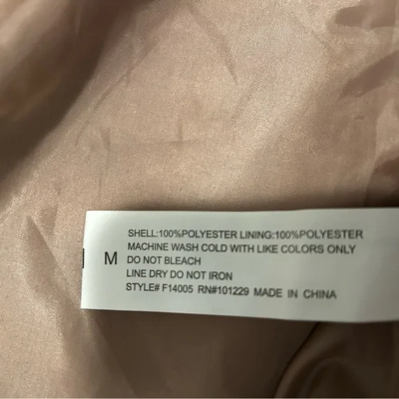 NWT Moto Jacket Asymmetrical Zip Size Medium - Picture 9 of 9